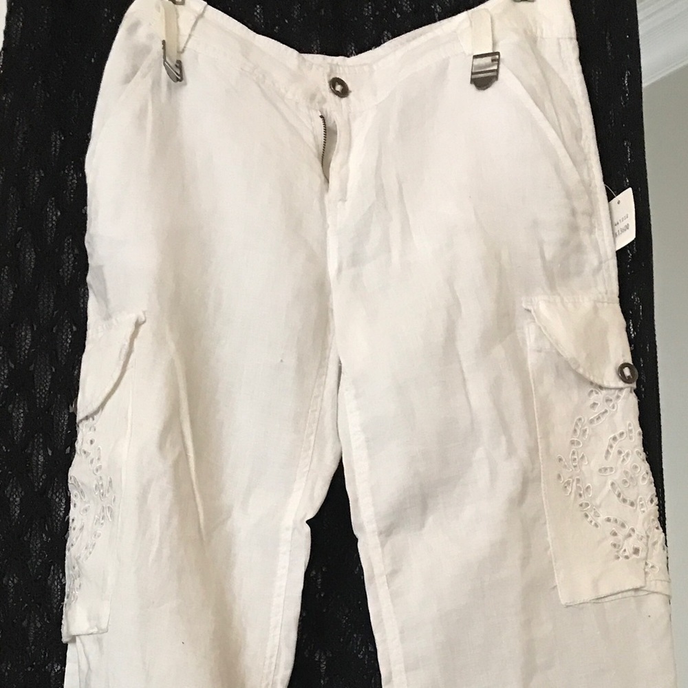 White Linen Pants for Tall Girls